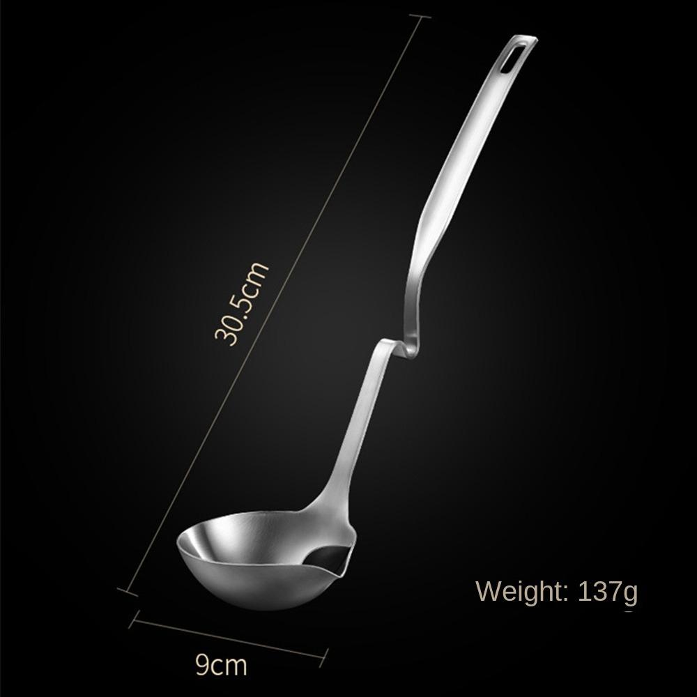 daphs-ช้อนตักน้ํามัน-ตักซุป-สเตนเลส-ทัพพี-ตักไขมัน-ภาชนะกรองจาระบี