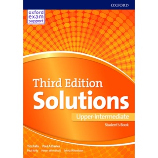 Bundanjai (หนังสือเรียนภาษาอังกฤษ Oxford) Solutions 3rd ED Upper Intermediate : Students Book (P)