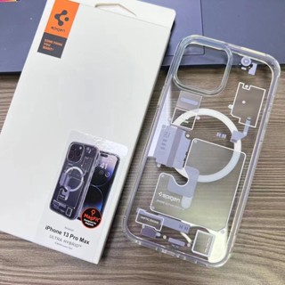 [Spigen] เคส iPhone 14 pro Max Ultra Hybrid Zero One (MagFit) Spigen Ultra Hybrid Zero One iPhone 14 iPhone 14 pro เคสพร้อม MagFit - กันกระแทก และใส เคสป้องกัน สําหรับแอพ