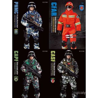 Spot 1/6 peace mission soldier model Chinese special forces armed police navy soldier manual model joint movable NJ4R