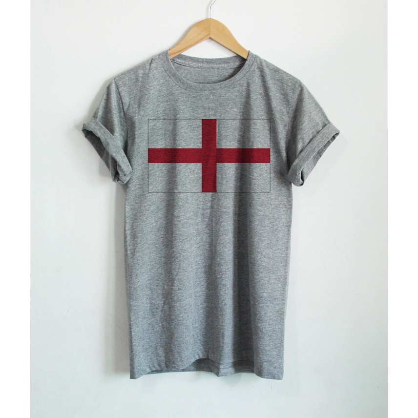 เสื้อยืดลาย-ธงชาติอังกฤษ-ประเทศ-อังกฤษ-england-flag-เสื้อยืดสกรีน-คอกลม-แขนสั้น