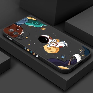 เคสโทรศัพท์มือถือ ลายการ์ตูนนักบินอวกาศ ดวงจันทร์ สําหรับ Samsung Galaxy A32 A13 4G A52 A72 A23 A33 A53 A73 A14 A34 A54 5G