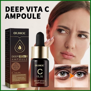 Vita C Ampoule เอสเซ้นบํารุงผิวหน้า ลดเลือนริ้วรอย ลดเลือนรูขุมขน ขนาด 30 มล. สําหรับผู้หญิง
