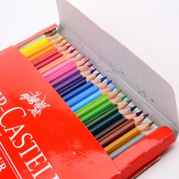 เฟเบอร์-คาสเทลล์-สามเหลี่ยมยาว-24สี-tri-colour-faber-castell-24-colour