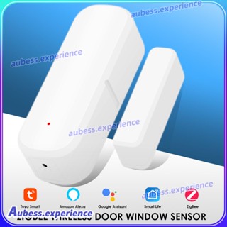 Tuya Smart Zigbee/wifi Door Window Contact Sensor Smart Home Wireless Door Detectors Open/close App Remote Alarm ผู้เชี่ยวชาญ