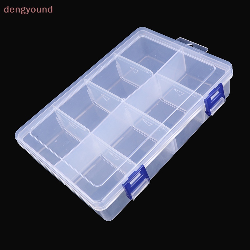 dengyound-กล่องพลาสติก-8-ช่อง-สําหรับเก็บเครื่องประดับ-ต่างหู-ลูกปัด