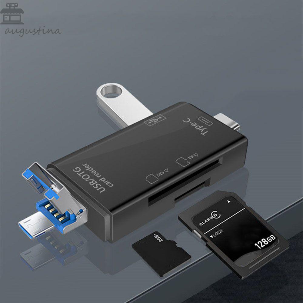 augustina-universal-interfaces-flash-drive-cardreader-6-in-1-memory-card-reader-card-reader-tf-otg-micro-sd-card-high-speed-multi-function-type-c-dual-slot-computer-supplies-memory-card-adapter-multic