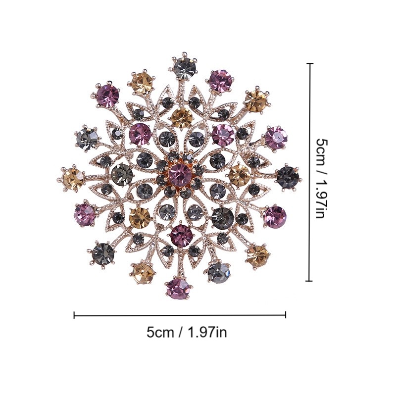 เข็มกลัด-รูปดอกไม้-ประดับคริสตัล-พลอยเทียม-หรูหรา-เหมาะกับของขวัญปาร์ตี้-สําหรับผู้หญิง