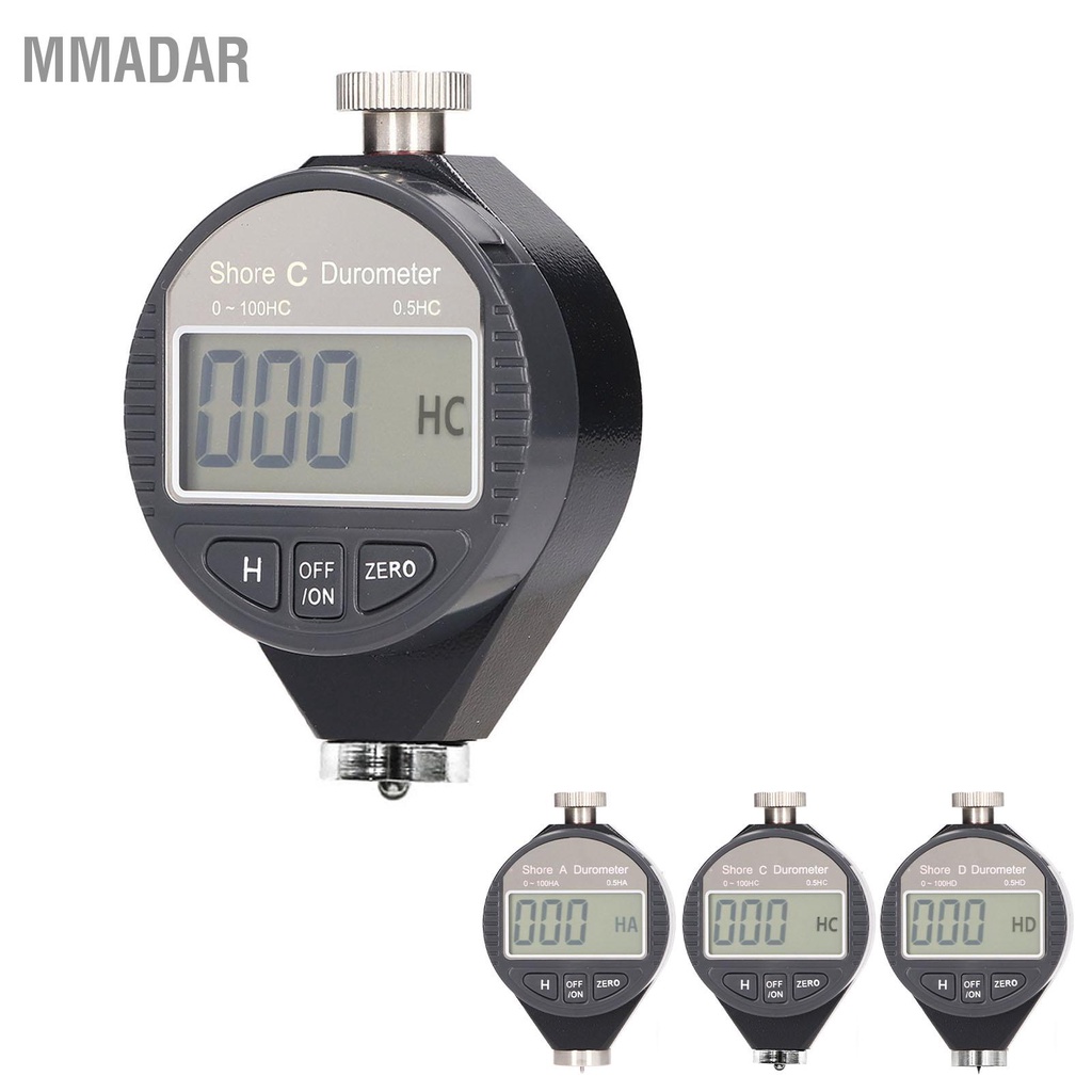 mmadar-เครื่องทดสอบความแข็งแบบดิจิตอล-durometer-ช่วงการวัดกว้างเครื่องวัดความแข็งสำหรับยางหนัง