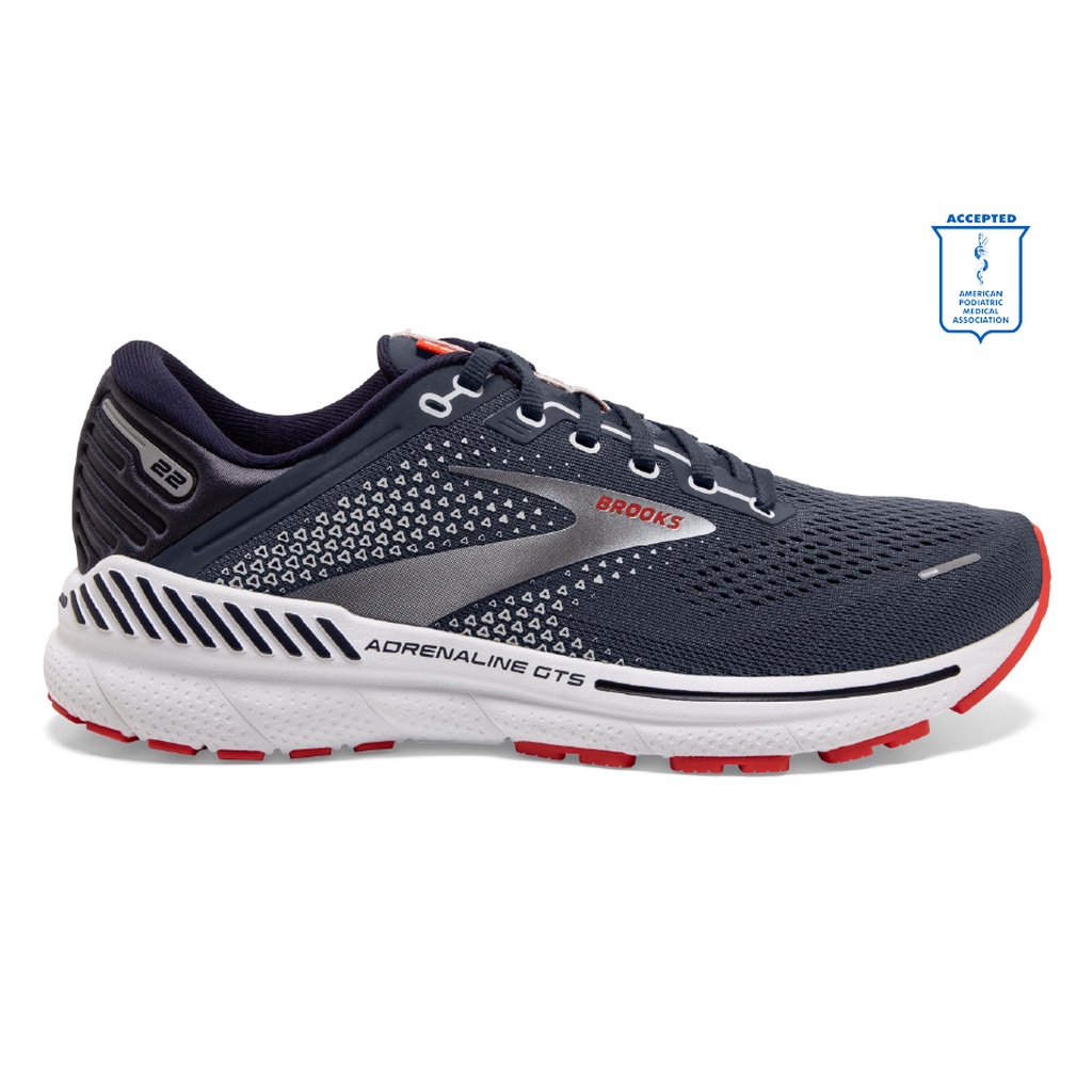 brooks-adrenaline-gts-22-รองเท้าวิ่งถนน-ผู้ชาย-หน้ากว้าง-นุ่ม-ซัพพอร์ต