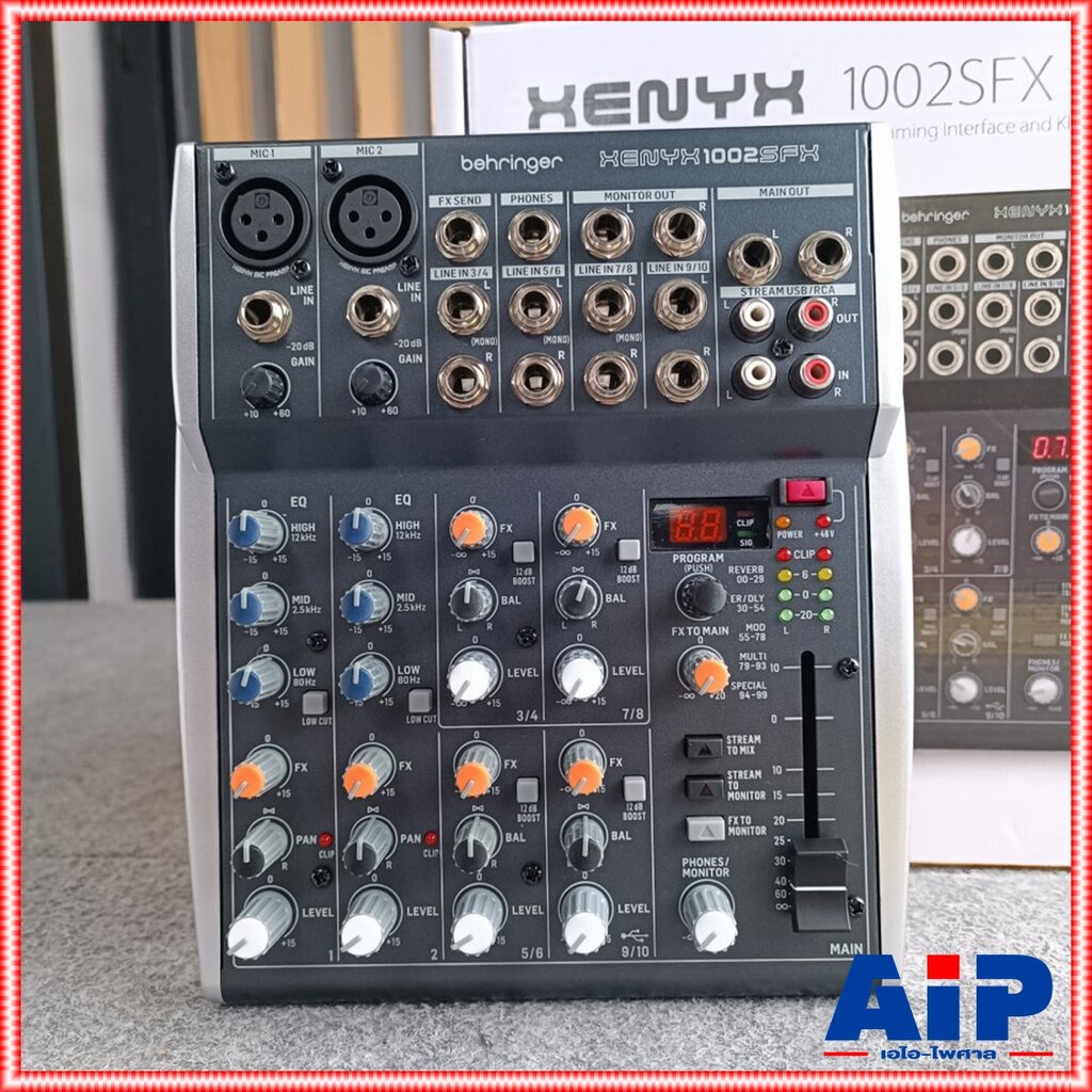 behringer-xenyx-1002sfx-mixer-มิกเซอร์แบบอนาล็อค-10-input-2-bus-mixer-with-xenyx-mic-preamps-british-eqs-and-multi-f