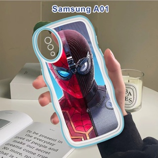 สําหรับ Samsung Galaxy A01 A11 M11 A21S A31 A51 A71 เคสโทรศัพท์มือถือ แบบนิ่ม ลายการ์ตูนมาร์เวล กันกระแทก ป้องกันกล้อง