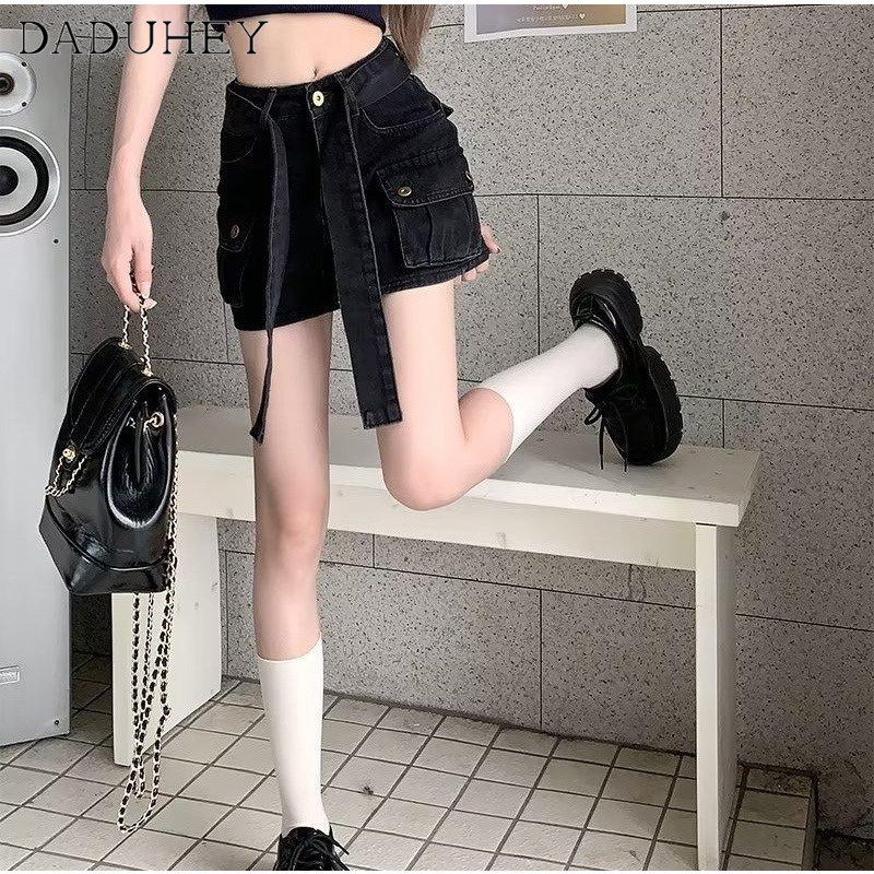 daduhey-new-american-style-ins-high-street-multi-pocket-tooling-skirt-niche-high-waist-a-line-denim-skirt-bag-hip-skirt