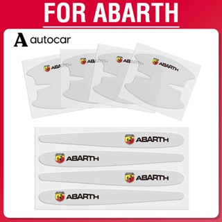 สติกเกอร์ใส ป้องกันรอยขีดข่วน สําหรับประตูรถยนต์ Abarth 124 spider 595 500