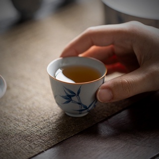 ชุดถ้วยชาเซรามิค ขนาดเล็ก สีเขียว สไตล์เรโทร ของใช้ในครัวเรือน
