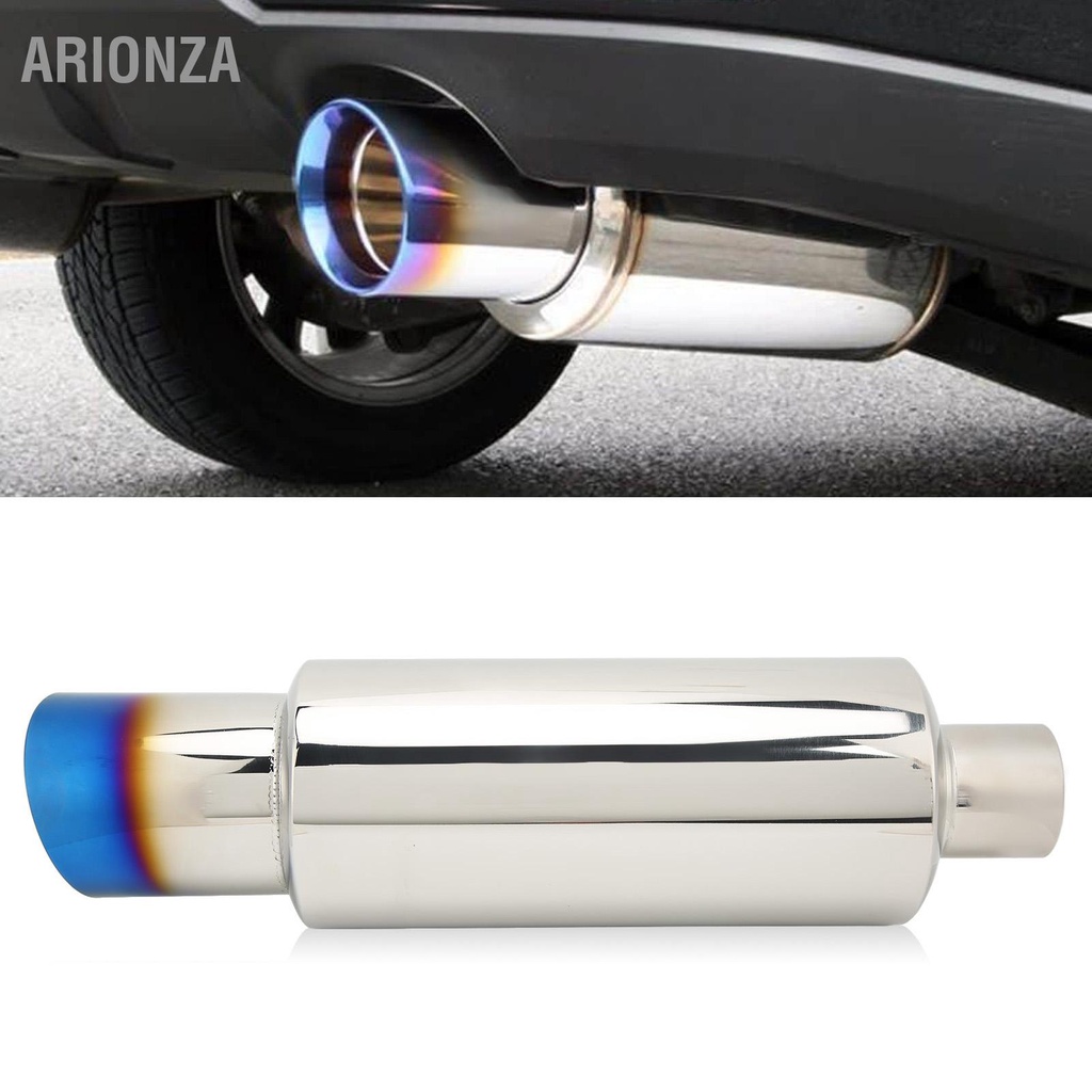 arionza-ท่อไอเสียรถยนต์ท่อไอเสียสแตนเลส-silencer-2in-inlet-3in-outlet-universal-สำหรับรถยนต์