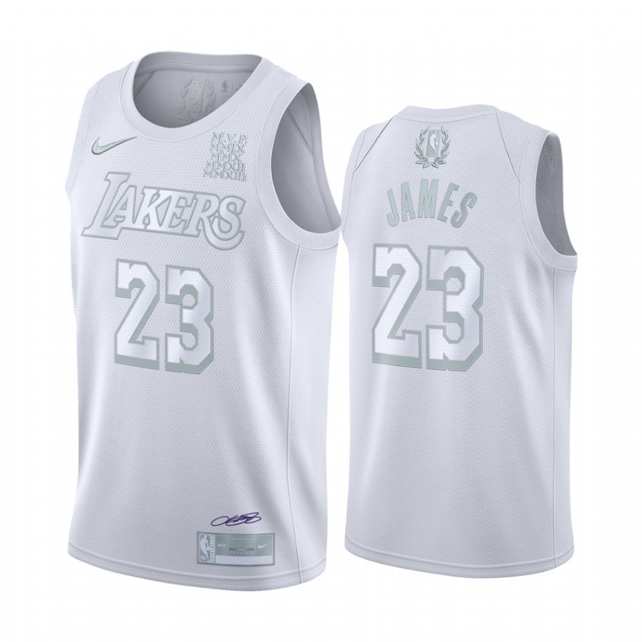 ฮอตและหลากหลาย-lagors-nba-los-angeles-23-เสื้อกีฬาบาสเก็ตบอล-lebron-james-mvp-สีขาว-399225