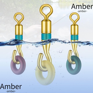 Amber อุปกรณ์เสริมตะขอตกปลา 8 ห่วง ความเร็วสูง แบบเปลี่ยน