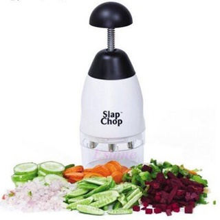 ส่งด่วน 【Ready stock】 Garlic Triturator Food Chopper Slap Chop Fruit Vegetable Grater Kitchen Accessories