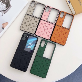 เคสโทรศัพท์มือถือ แบบฝาพับ หรูหรา สําหรับ OPPO Find N2 Flip N2Flip