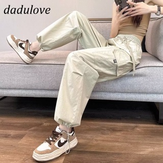 DaDulove💕 New American Ins High Street Hip-hop Tooling Casual Pants Niche High Waist Wide Leg Pants Trousers