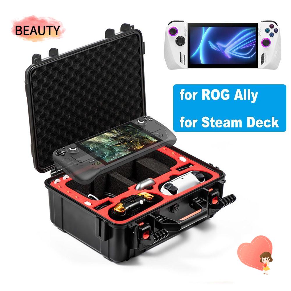 beauty-กล่องเก็บเกมแพด-กันน้ํา-กันกระแทก-ความจุขนาดใหญ่-สําหรับ-rog-ally-stem-deck-travel