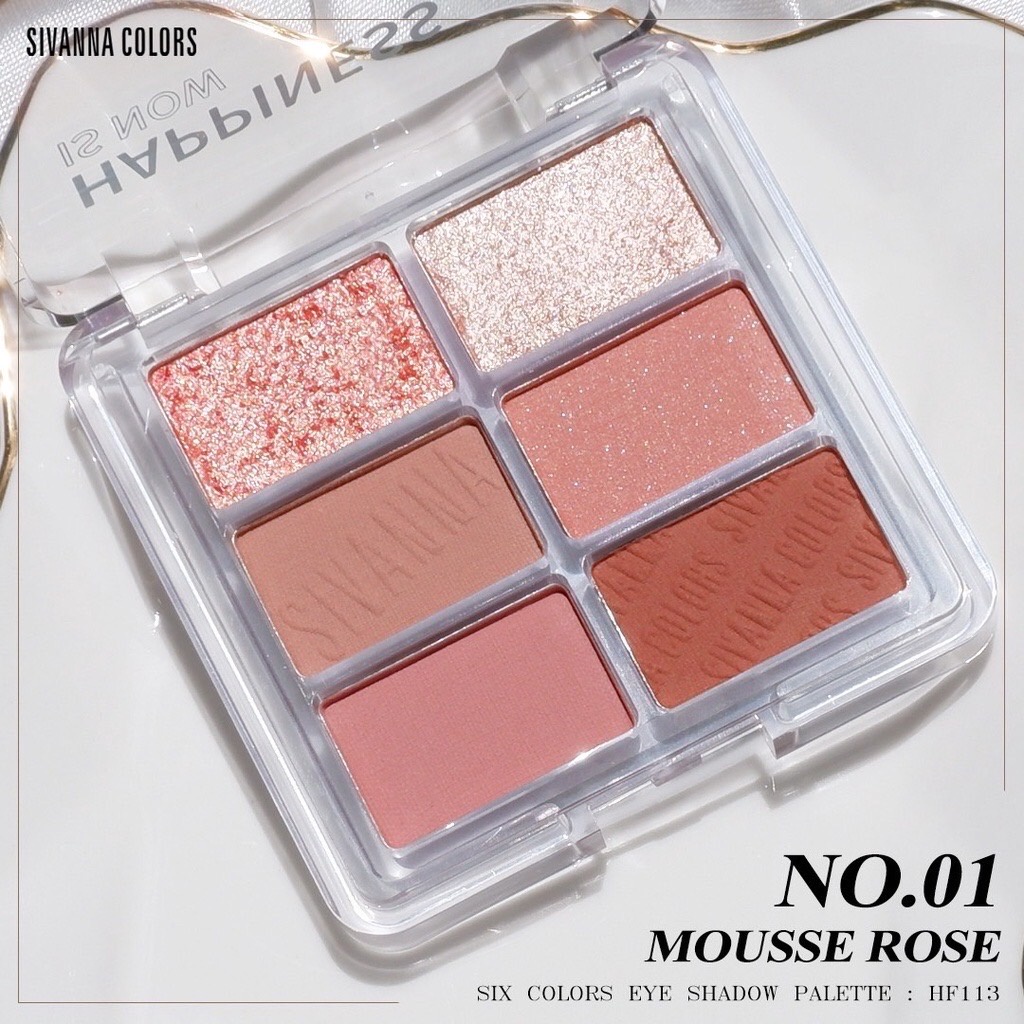 อายแชโดว์-พาเลทท์-sivanna-six-colors-eye-shadow-palette