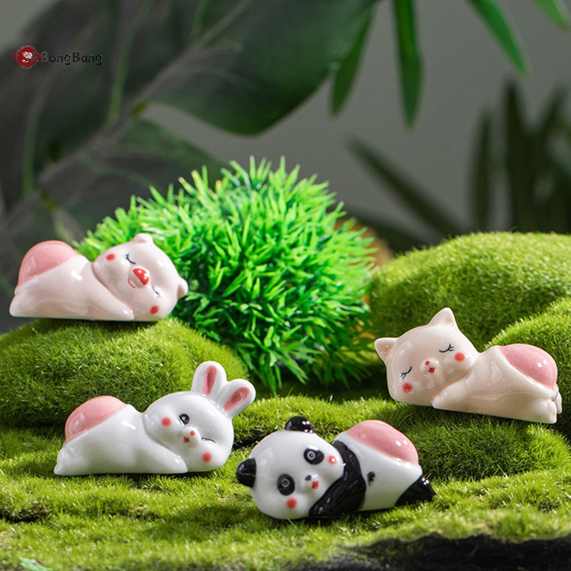 abongbang-ที่วางช้อนเซรามิค-รูปแมว-หมู-กระต่าย-แพนด้า-แพนด้า-น่ารัก-สร้างสรรค์-สําหรับห้องครัว-บนโต๊ะอาหาร