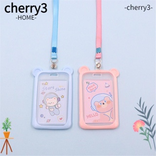 Cherry3 สายคล้องบัตรเครดิต ลายการ์ตูนหมี 1 ชิ้น