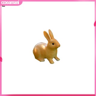 Ccooamani|  กระต่ายจิ๋วน่ารัก DIY สําหรับตกแต่งสวน บ้านตุ๊กตา