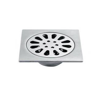 Floor Drain Easy Installation Grid Pattern Perfect Size Removable Cover
