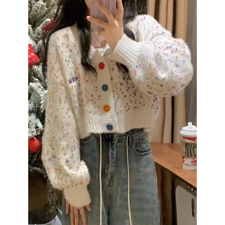 เสื้อคาร์ดิแกนกันหนาวลําลอง-คอวี-ผ้าถัก-แบบนิ่ม-แฟชั่นฤดูใบไม้ผลิ-และฤดูใบไม้ร่วง-และฤดูหนาว-สําหรับผู้หญิง