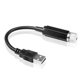 โคมไฟโปรเจคเตอร์ USB รูปดาว สําหรับตกแต่งหลังคารถยนต์