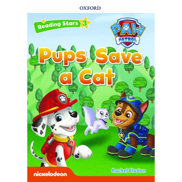 bundanjai-หนังสือเรียนภาษาอังกฤษ-oxford-reading-stars-3-paw-patrol-pups-save-a-cat-p
