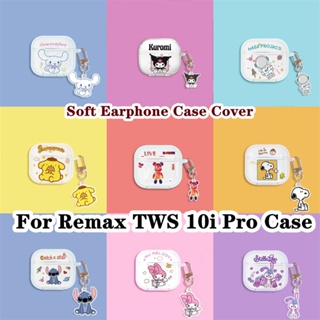 【พร้อมส่ง】เคสหูฟัง แบบนิ่ม แบบใส ลายการ์ตูน สําหรับ Remax TWS 10i Pro Remax TWS 10i Pro