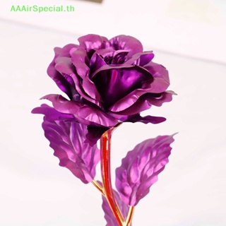 Aaairspecial ดอกกุหลาบชุบทอง 24k ของขวัญวันครบรอบ สําหรับคนรัก
