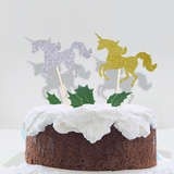 5PCS Unicorn Horse Cupcake Topper Wedding Decoration Birthday Party Supplies Clearance sale