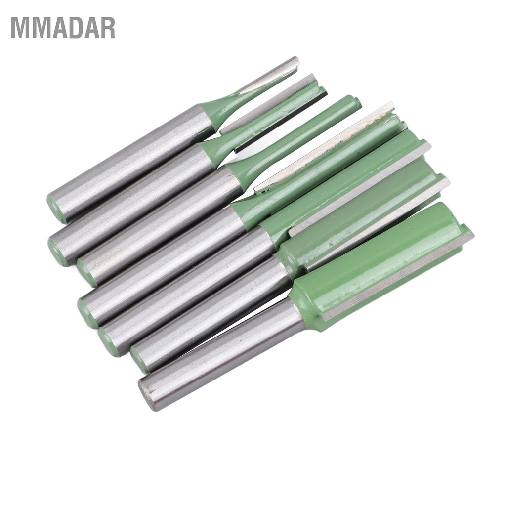 mmadar-7pcs-straight-bit-set-1-4-shank-router-kit-carbide-woodworking-tools-with-storage-box