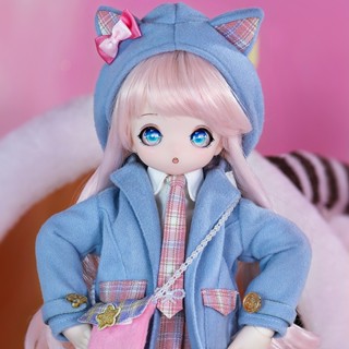 Dream Fairy ชุดเครื่องแบบนักเรียน ตุ๊กตา Kawaii 1/4 16 นิ้ว BJD MSD DIY สําหรับเด็กผู้หญิง QCHG