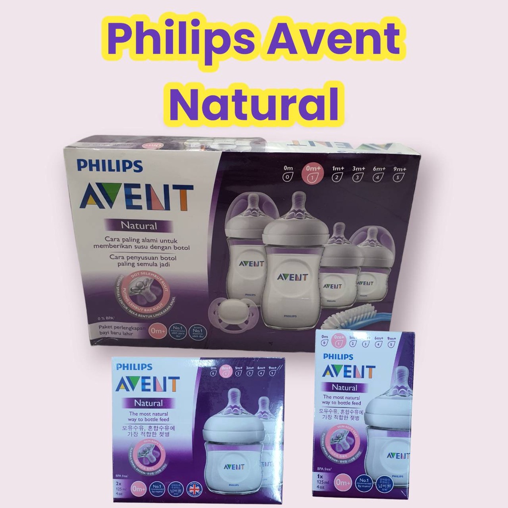 (ศูนย์ไทย)Philips Avent ขวดนมavent 4,9ออนซ์ รุ่น Natural | Shopee Thailand