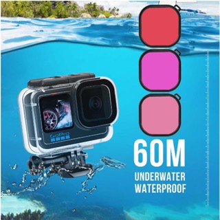 เคสกล้องดําน้ํา กันน้ํา 60 เมตร 11 10 9 อุปกรณ์เสริม สําหรับ GoPro Hero 9 10 11