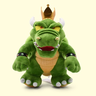 ((พร้อมแท็ก) ของเล่นตุ๊กตา Super Mario King Cooper Green Demon King Cooper Fire Dragon ขนาดใหญ่
