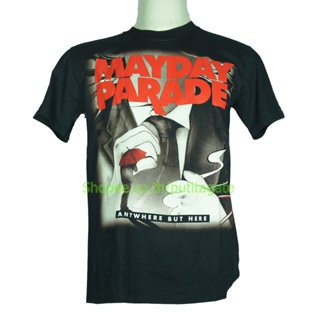【hot sale】เสื้อวง Mayday Parade เสื้อไซส์ยุโรป  PTA1358 เสื้อยืดแฟชั่นวงดนตรี
