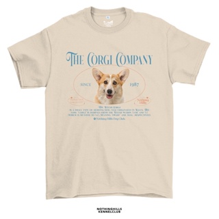 เสื้อยืดลาย WELSH CORGI (เวลช์ คอร์กี้)Classic Cotton Unisex by 【Nothing Hills】