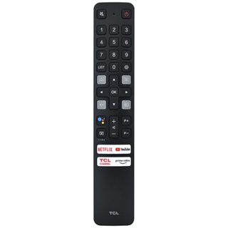 ใหม่ รีโมตคอนโทรล RC901V FMRG สําหรับ TCL Voice LCD TV Netflix Prime Video YouTube TCL P635
