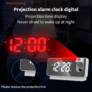 [Interesting] ใหม่ นาฬิกาปลุกดิจิทัล LED ฉายภาพอิเล็กทรอนิกส์ พร้อม Pr 2023
