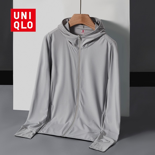 uniqlo-airism-upf50-เสื้อแจ็กเก็ต-กันลม-ระบายอากาศ-แห้งเร็ว-ป้องกันรังสียูวี-สําหรับผู้ชาย