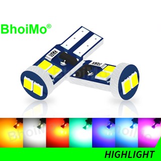 Bhoimo ใหม่ แผงหลอดไฟ LED T5 W3W 17 73 74 2721 6SMD 2016 DC12V สําหรับรถยนต์ รถจักรยานยนต์