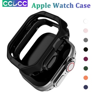Cclcc เคส TPU ป้องกันหน้าจอ อุปกรณ์เสริม สําหรับ Apple Watch 49 มม. 45 มม. 41 มม. 44 มม. 40 มม. 42 มม. 38 มม. ultra 8 7 6 5 4 3 SE 2 1