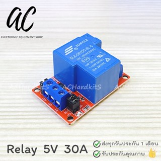 H&amp;L 5V 30A 1 Channel Relay Isolation High &amp; Low Trigger โมดูลรีเลย์ 5V